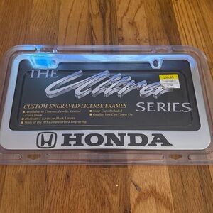 Elite Official Licensed Chrome Honda License Plate Frame BRAND NEW
